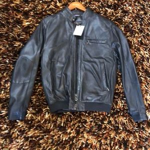 Robert Graham lamb skin leather jacket
